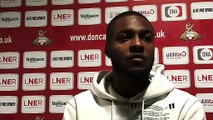 Cameron John on his loan at Doncaster Rovers