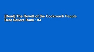 [Read] The Revolt of the Cockroach People  Best Sellers Rank : #4