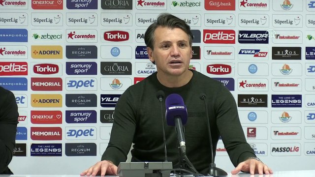 Fraport TAV Antalyaspor - Kasımpaşa maçının ardından - Tamer Tuna - ANTALYA