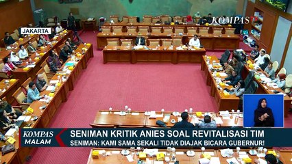 Seniman Minta Anies Disanksi Soal Revitalisasi TIM