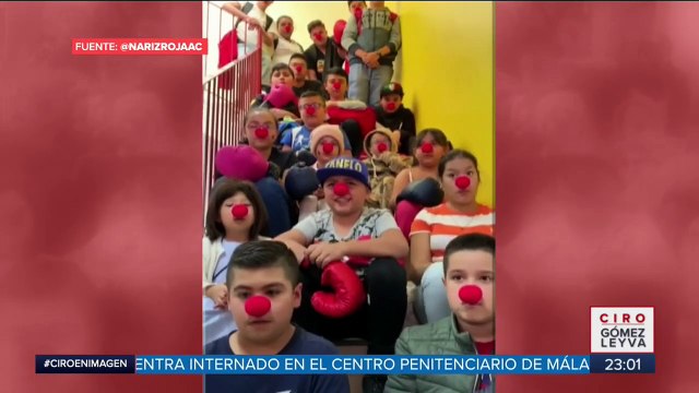 Niños con cáncer agradecen a El Canelo por medicinas