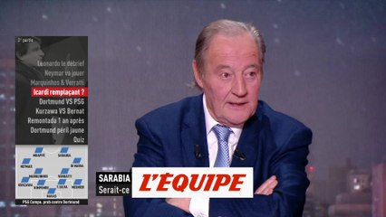 Martel «Sarabia ? Ça peut être mieux que Icardi contre Dortmund» - Foot - PSG