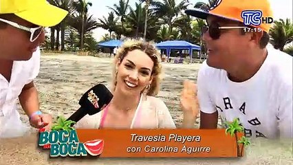 VIDEO | Carolina Aguirre dio una sexy caminata en 'La Travesía Playera 2020'