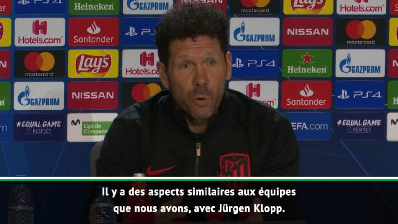 8es - Simeone : ''Le Liverpool de Klopp va rester dans l'histoire''