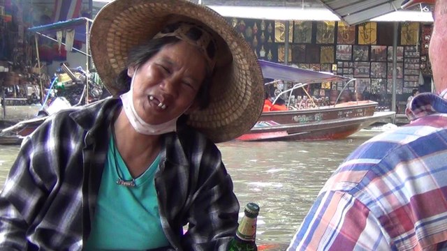 Damnoen Saduak Floating Market & Coconut Sugar Farm, Drive by Royal Palace.Off Bangkok, ThaiCambodia 23-44, 14 Jan 20