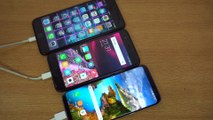 Xiaomi Mi6 vs Galaxy S8 vs iPhone 7  Plus- Battery DrainTest !