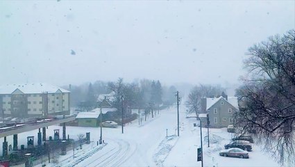 Snow blankets Minnesota
