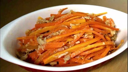 無限やみつき人参【簡単料理、簡単レシピ】/ carrot、simple、recipe、howto、cuisine、Cuisson facile、Recettes faciles、ツナ缶、japan、にんじん、ニンジン