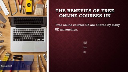 Free online courses UK