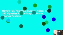 Review  Dr. Pestana's Surgery Notes: Top 180 Vignettes for the Surgical Wards - Carlos Pestana