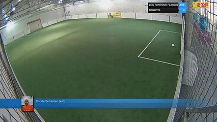 But de Sebastien (4-0) - LES TONTONS FLINGUEURS Vs GOLDY'S - 17/02/20 21:00 - LIGUE 1