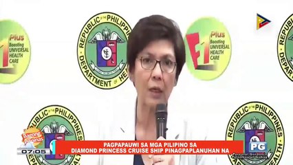 NEWS & VIEWS: Pagpapauwi sa mga Pilipino sa Diamond Princess cruise ship, pinagpaplanuhan na