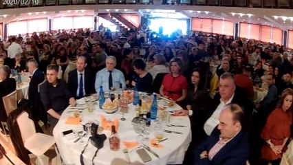 Κοπή πίτας των Super Market  Γαλαξίας στη Λάρισα