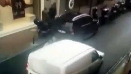 Kavgaya karıştı, yaşlı kadını ezdi