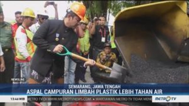 Inovasi Campuran Aspal dari Limbah Plastik