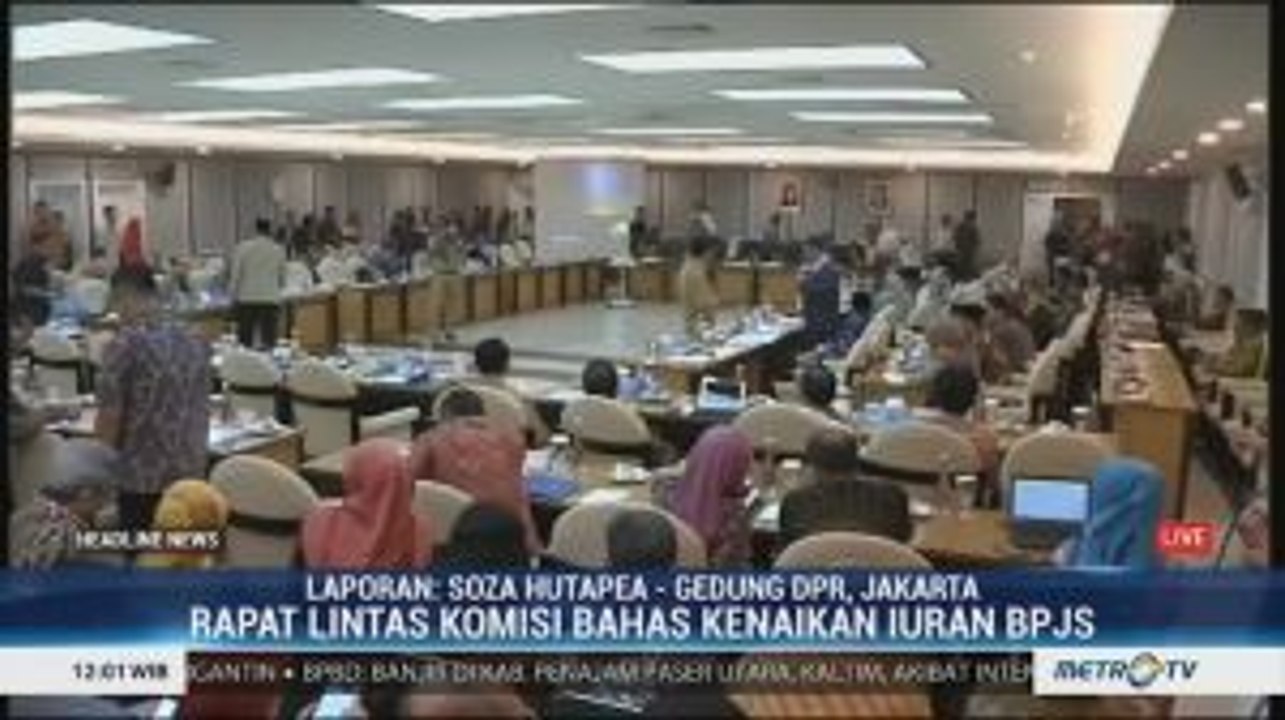 Pemerintah-DPR Gelar Rapat Gabungan Bahas Kenaikan Iuran BPJS Kesehatan