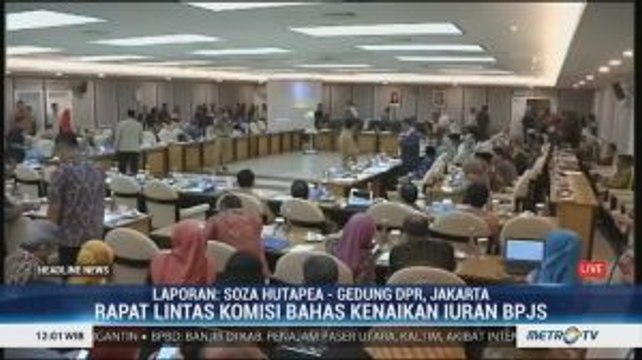 Pemerintah-DPR Gelar Rapat Gabungan Bahas Kenaikan Iuran BPJS Kesehatan