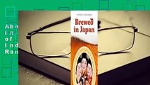 About For Books  Brewed in Japan: The Evolution of the Japanese Beer Industry  Best Sellers Rank :