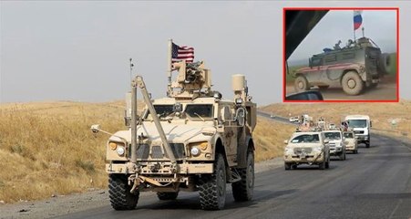 Suriye'de tehlikeli gerginlik! ABD zırhlısı, Rus ordusuna ait zırhlı aracın önüne kırdı