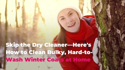 Skip the Dry Cleaner—Here's How to Clean Bulky, Hard-to-Wash Winter Coats at Home