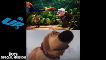 Up (2009) and Dug's Special Mission (2009) - scene comparisons