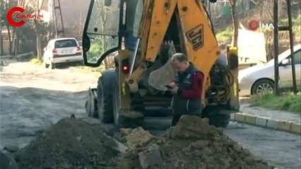 Doğal gaz borusu patladı, büyük tehlike atlatıldı