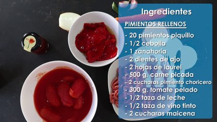 Скачать видео: Receta de pimientos rellenos fácil y casera | QueApetito