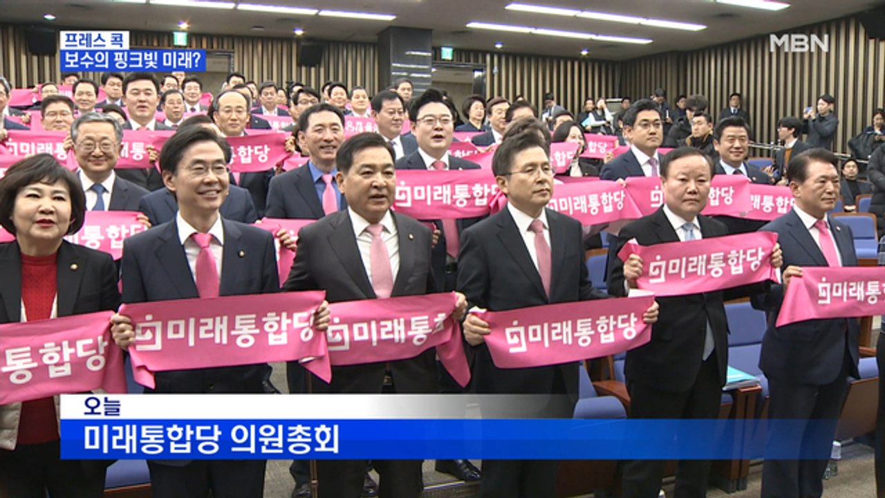 [MBN 프레스룸] 프레스콕 / 보수의 핑크빛 미래?