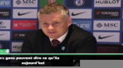 26e j.- Solskjaer "n'a pas de commentaire à faire" sur les propos de Mino Raiola