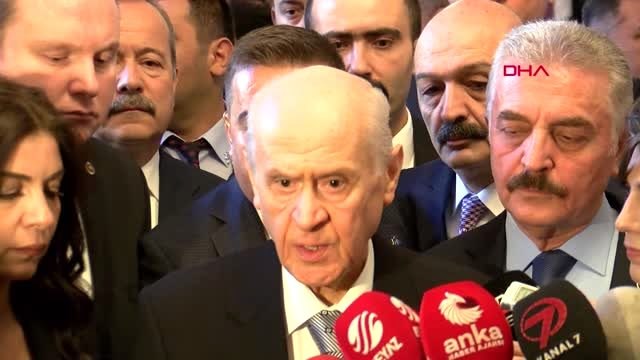 Ankara mhp lideri bahçeli soruları yanıtladı
