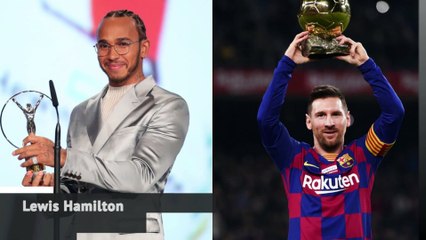 Hamilton and Messi share Laureus award