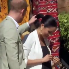 Why Did This Video of Prince Harry Fixing Meghan Markle's Hair Go Viral?