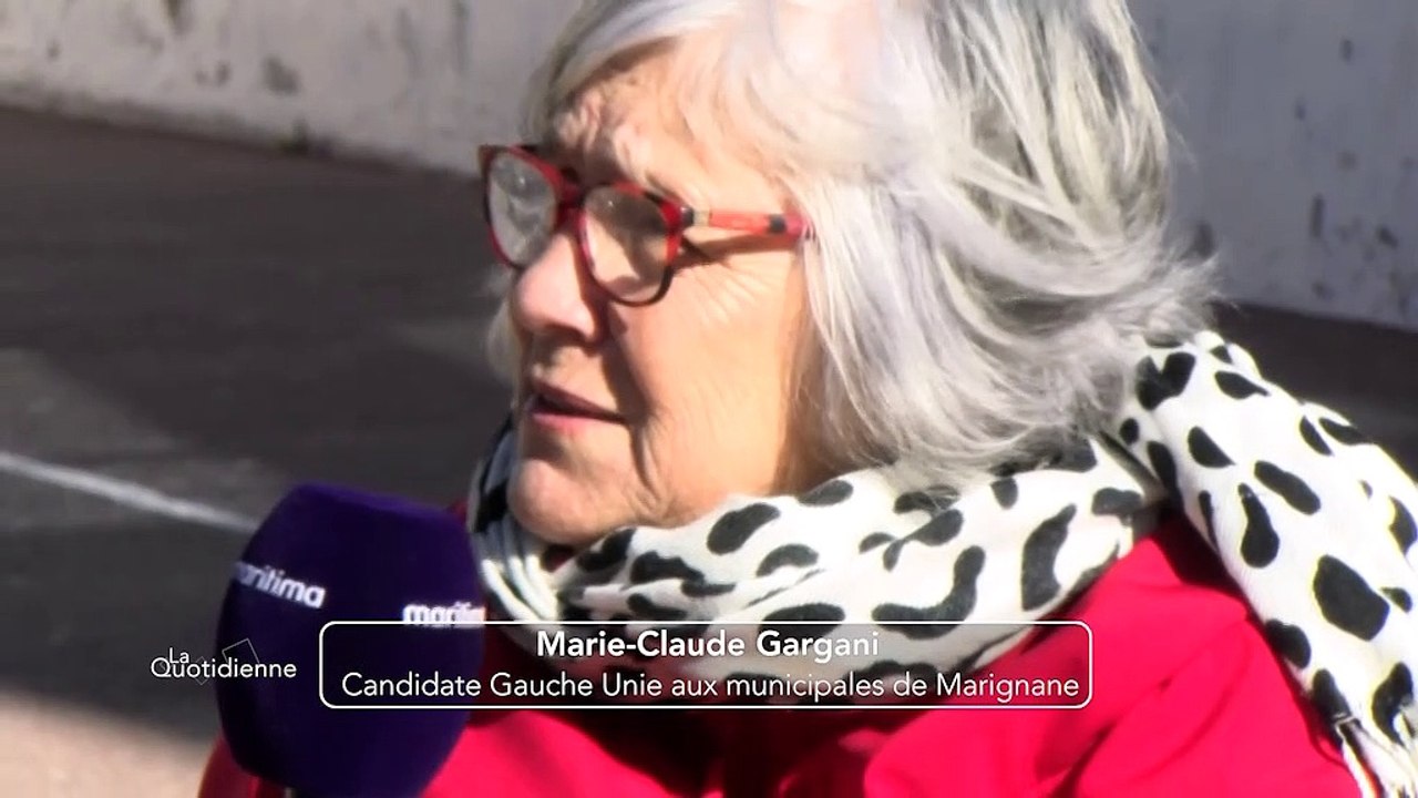 Marignane. L'interview de Marie-Claude Gargani