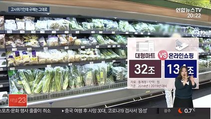 고사위기 대형마트, 고용위축 우려…규제완화 '글쎄'