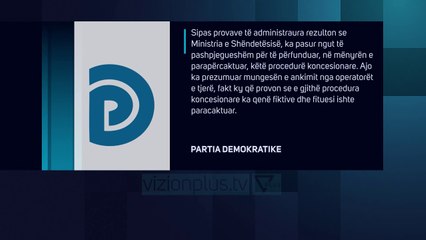 PD kallëzon në SPAK Koncesionin i Check up - News, Lajme - Vizion Plus