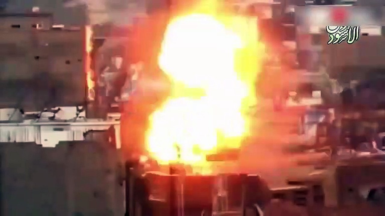 Esed'in 36 tonluk dev tankı böyle vuruldu!