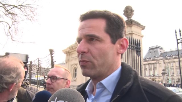 Jean-Marc Nollet (Ecolo) à la sortie du Palais