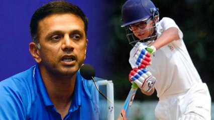 Rahul Dravid's son Samit on his father's footsteps | Dravid | Samit | Oneindia Kannada