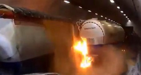 Güney Kore'de 30 aracın birbirine girdiği trafik kazası gündem yarattı