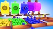 Learn Colors With Animal - Learn Colors and Shapes for Children with A Lot of 3D Color Balls Wooden Hammer Kids Learning Shapes