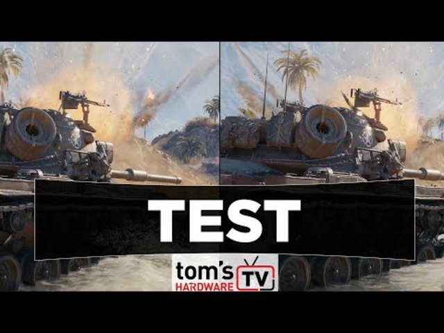 Comparaison avec et sans ray tracing pour World of Tank Encore RT