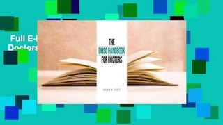 Full E-book  The DMSO Handbook for Doctors  Best Sellers Rank : #5