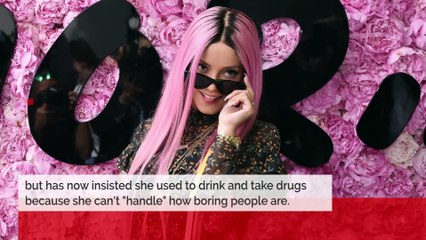 Lily Allen is bored of people without alcohol
