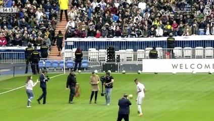 Los primeros toques de Reinier con la camiseta del Real Madrid