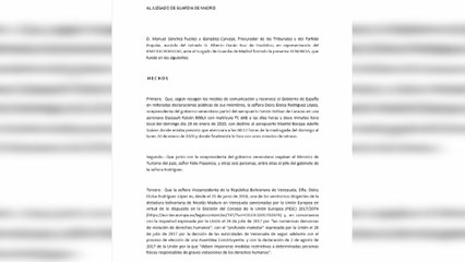 PP recuerda la "responsabilidad penal" por borrar las imágenes de Delcy Rodríguez