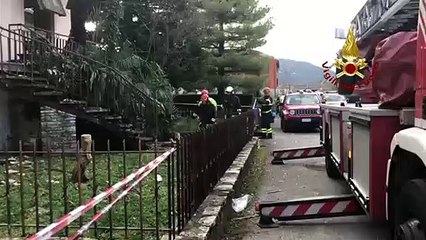 Lucca - Esplode villetta a Pontetetto, forse fuga di gas (17.02.20)