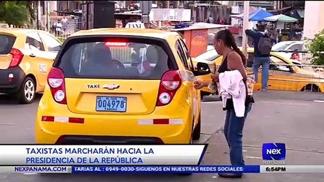 Taxistas marcharán hacia la presidencia de la república - Nex Noticias