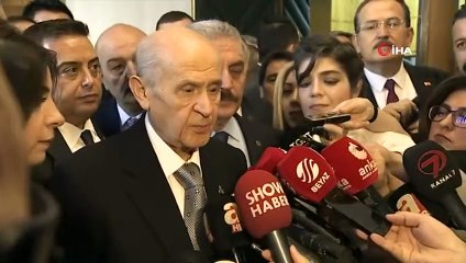 MHP Lideri Bahçeli:"İYİ Parti, İyi Günlerde Olsun, Tahriklere Kapılmasınlar"