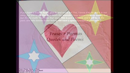 If you have a broken heart, glue it, in the future will have a special person... [Quotes and Poems]