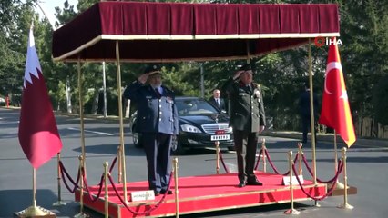 Orgeneral Güler, Katar Genelkurmay Başkanı Ghanim'i karşıladı